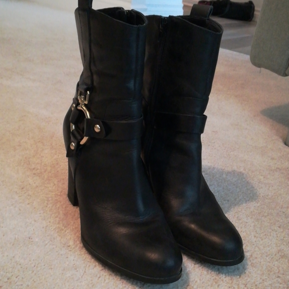 Guess leather moto style boots - Picture 3 of 12